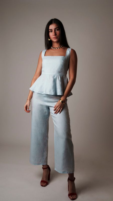 Free Peplum Top and Pants Sewing Pattern