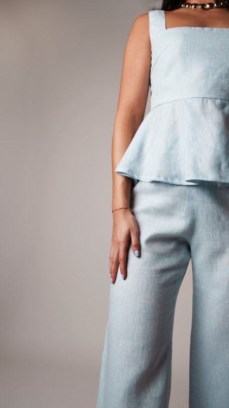 Free Peplum Top and Pants Sewing Pattern