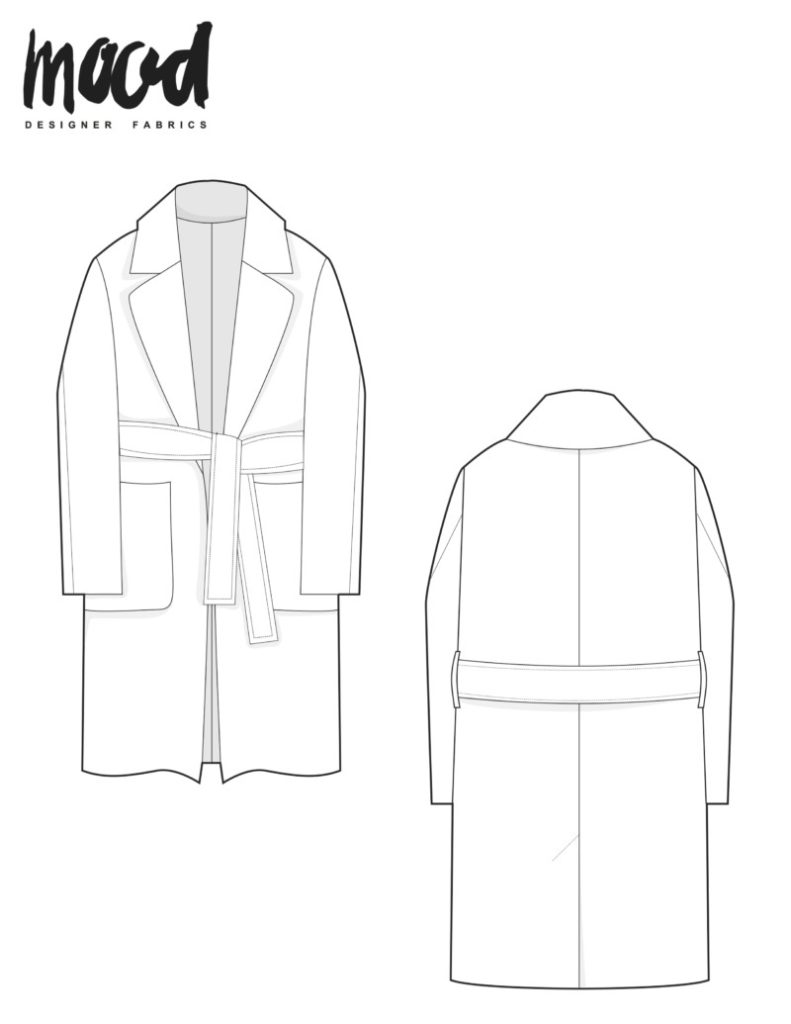 Free Oversized Unisex Coat Sewing Pattern