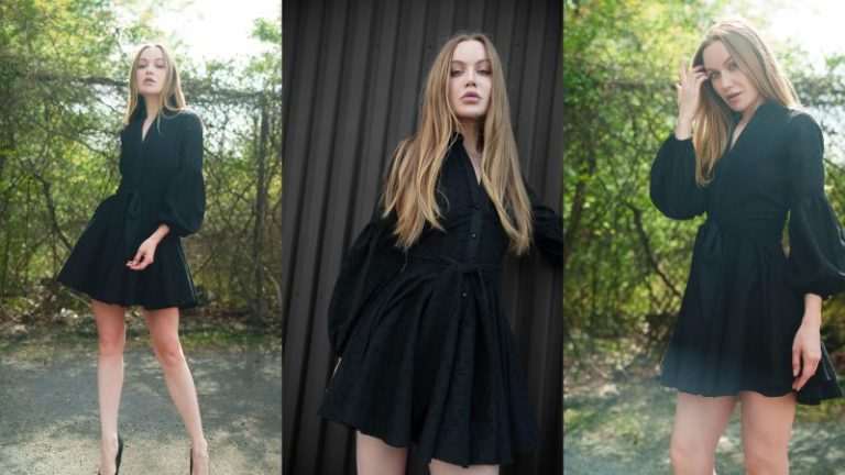 Free romantic gathered mini dress sewing pattern