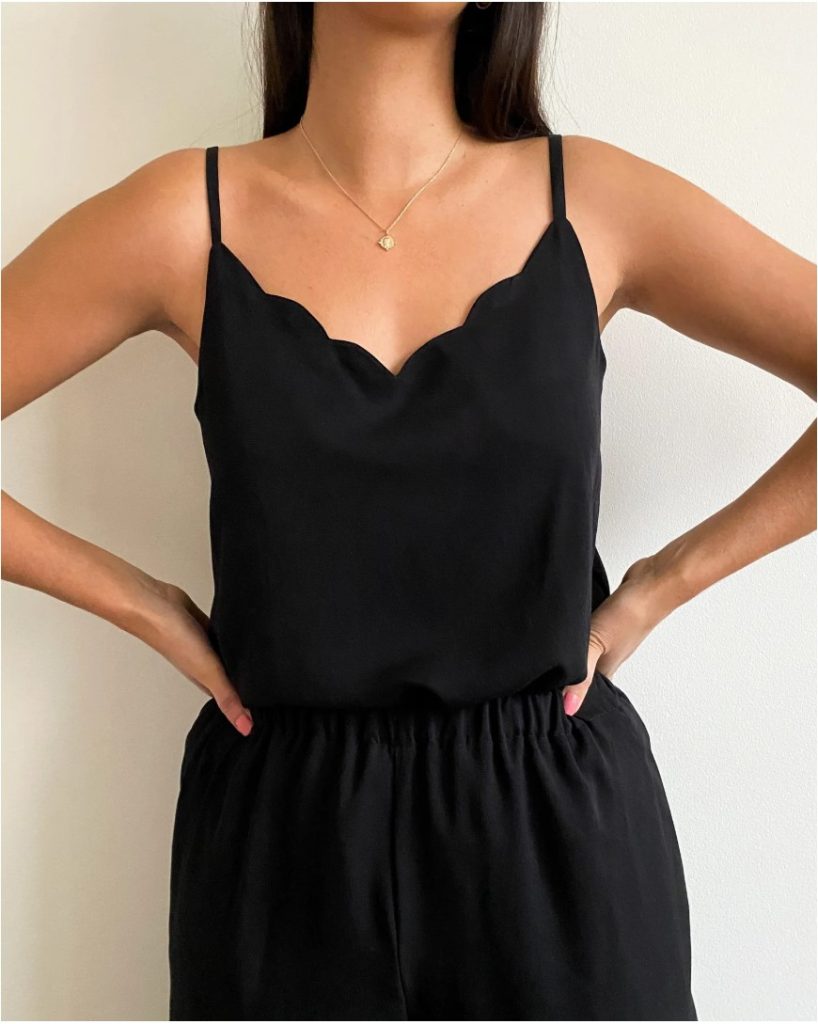 Free Scalloped Camisole Sewing Pattern