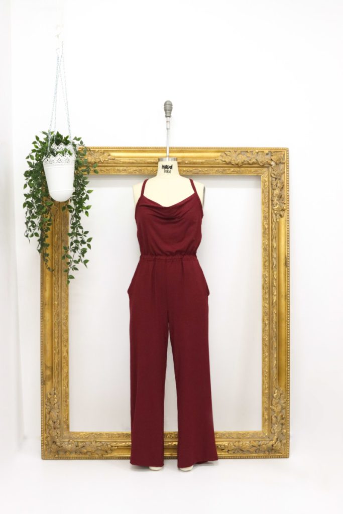 wide leg jumpsuit free sewing pattern