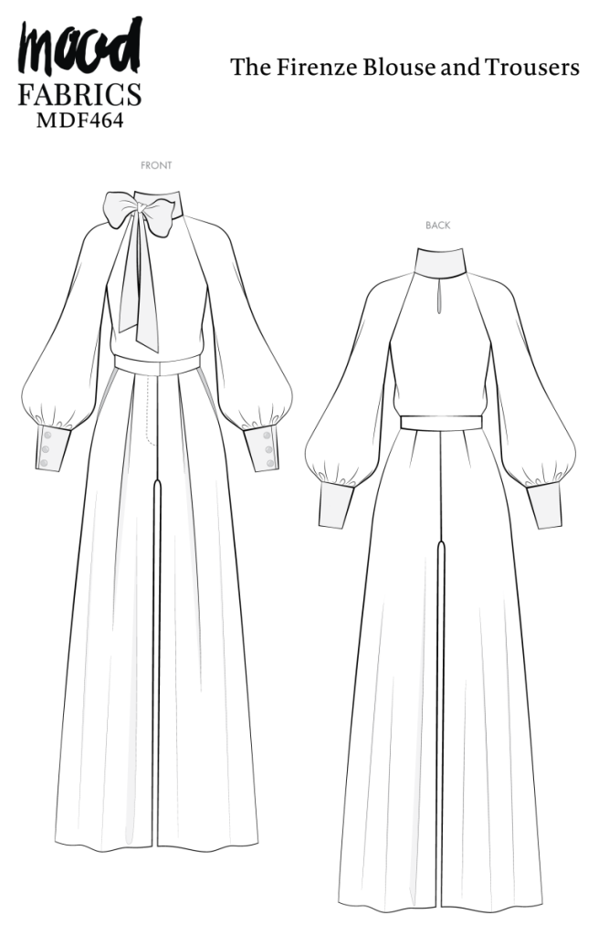 classic elegant ensemble free sewing pattern