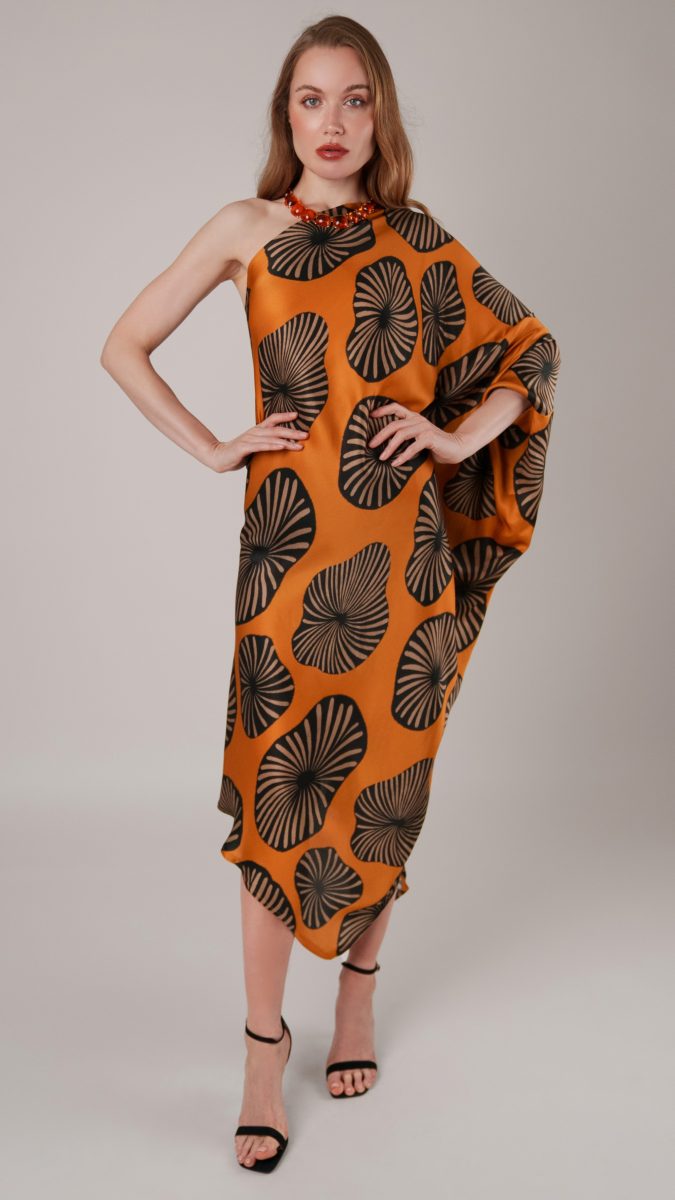 one shoulder dress free sewing pattern