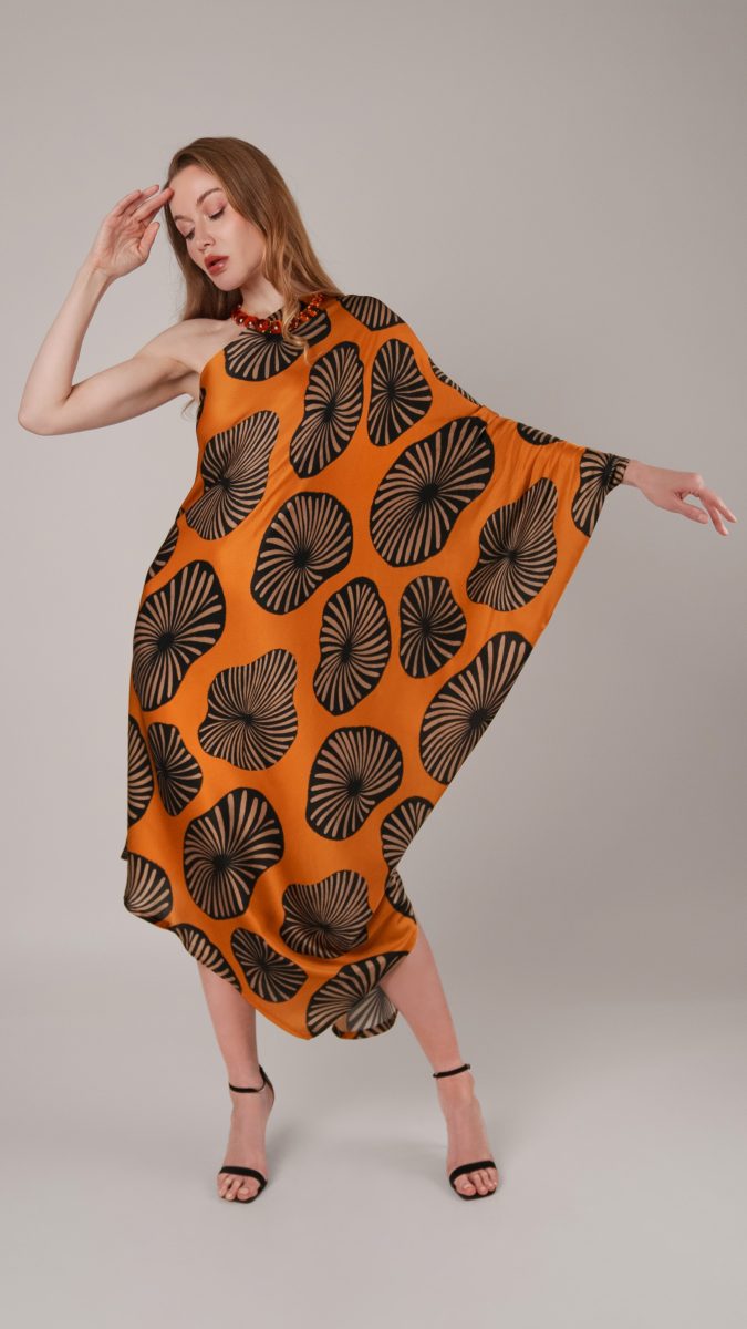 one shoulder dress free sewing pattern