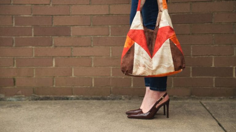 patchwork tote bag free sewing pattern